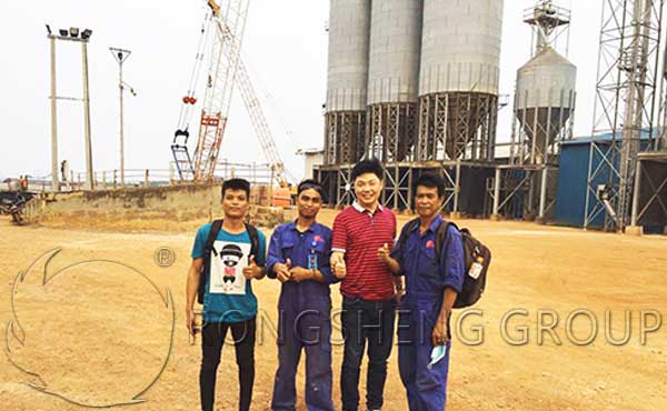 Indonesia Fluidized Bed Boiler Project Site