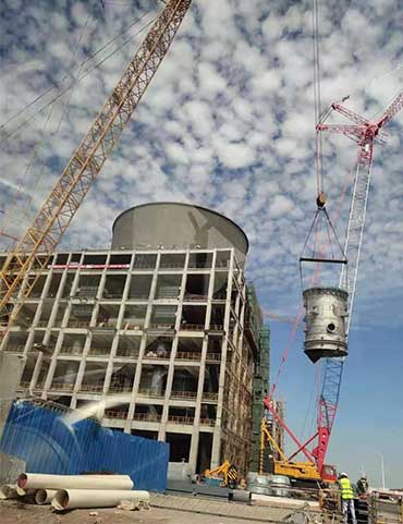 CFB Turnkey Project with 4000 Tons Refractory Materials