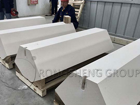 Rongsheng Fused Zirconia Corundum Brick for Glass Kiln