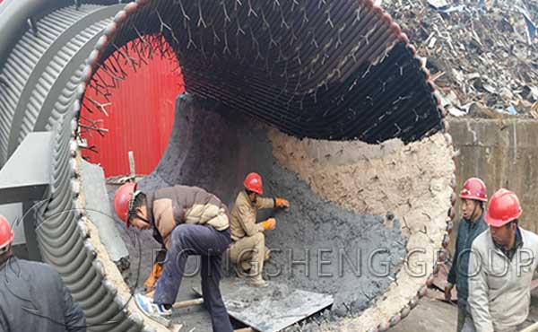 Rongsheng Unshaped Refractory Llining Construction