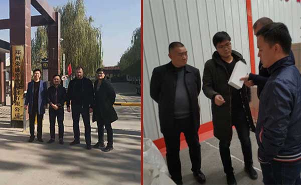 Russian Customers Visit Rongsheng Refractory Company